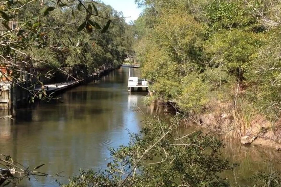 Freeport Florida canal image.